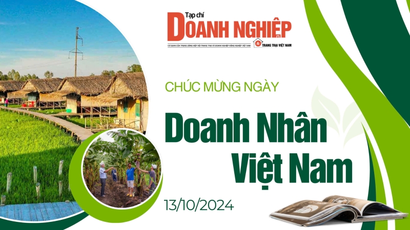 Chúc mừng 20 năm “Ngày Doanh nhân Việt Nam – 13/10/2004– 13/10/2024”