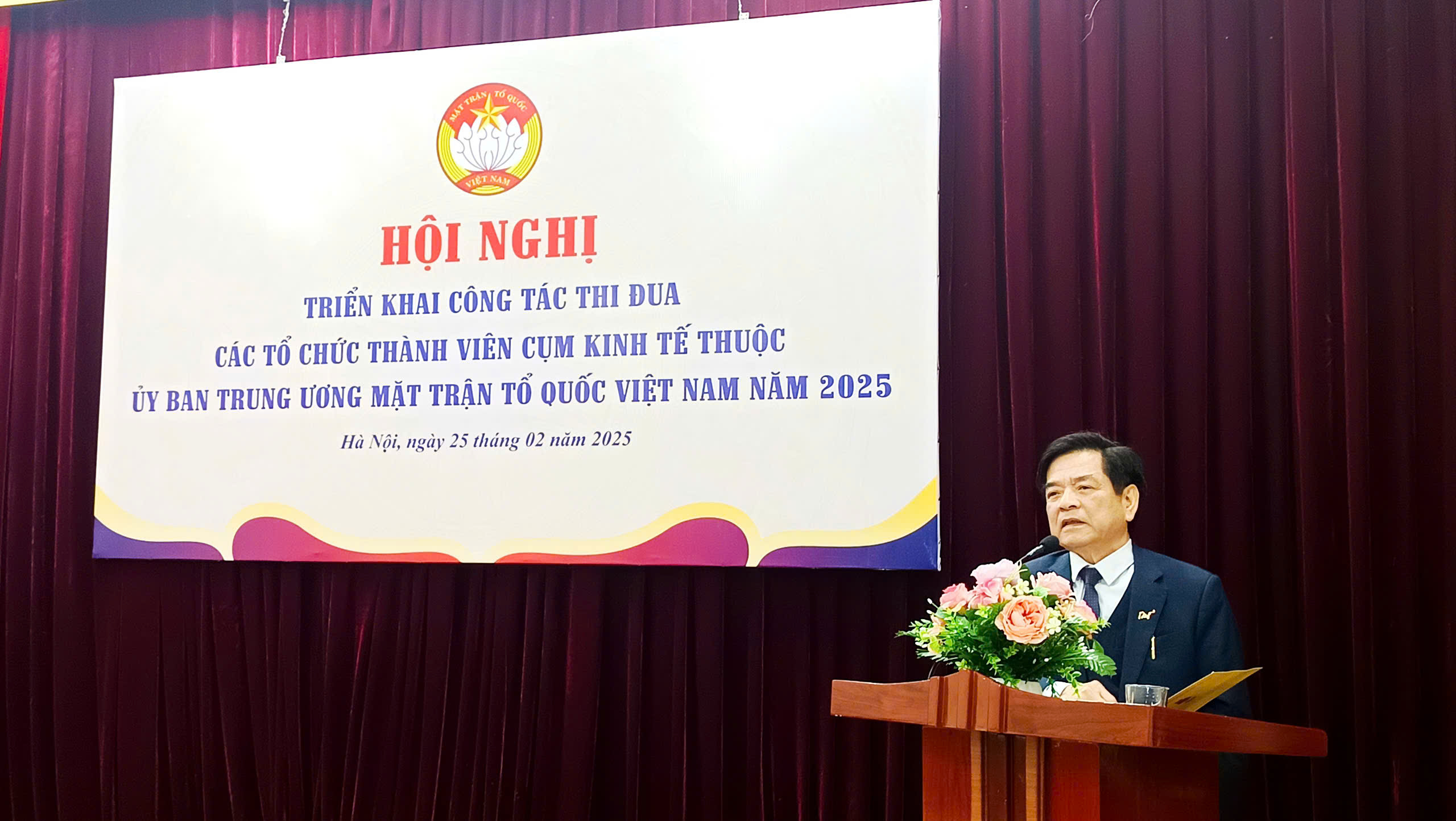 TS. Lê Ngọc Dũng - Ủy viên Ban TWMTQ Việt Nam phát biểu khai mạc hội nghị