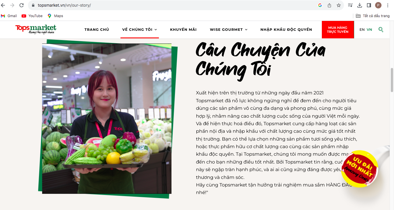 Thận trọng khi mua nhầm hàng “hết date” tại hệ thống siêu thị Tops Market